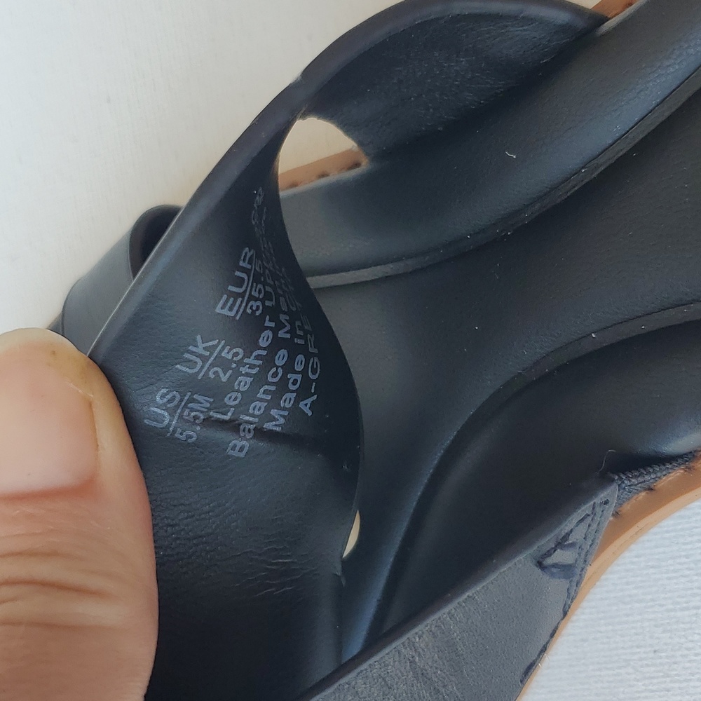 Franco Sarto Womens Black Leather Gretta Slide slip on Sandal NWT - Picture 12 of 12
